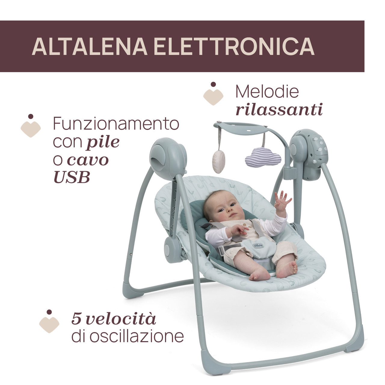 Altalena Swing & Play Chicco 4 Altalena Swing & Play Chicco - immagine 4