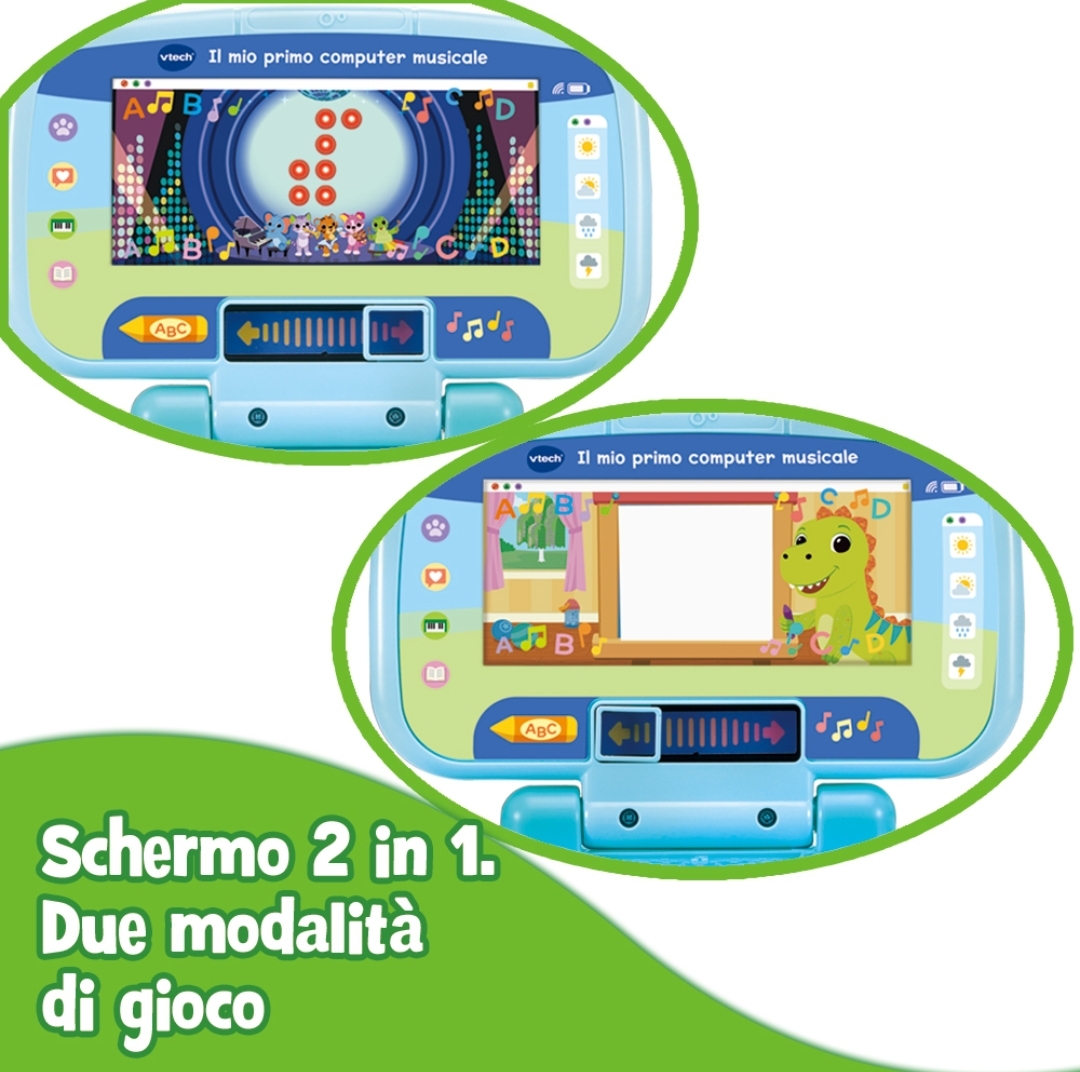 IL MIO PRIMO COMPUTER MUSICALE-VTECH 2 IL MIO PRIMO COMPUTER MUSICALE-VTECH - immagine 2