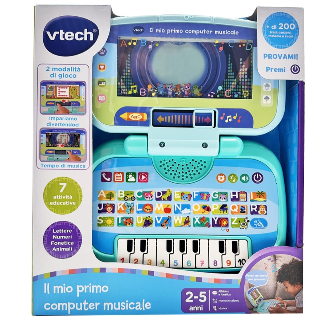IL MIO PRIMO COMPUTER MUSICALE-VTECH 4 IL MIO PRIMO COMPUTER MUSICALE-VTECH - immagine 4