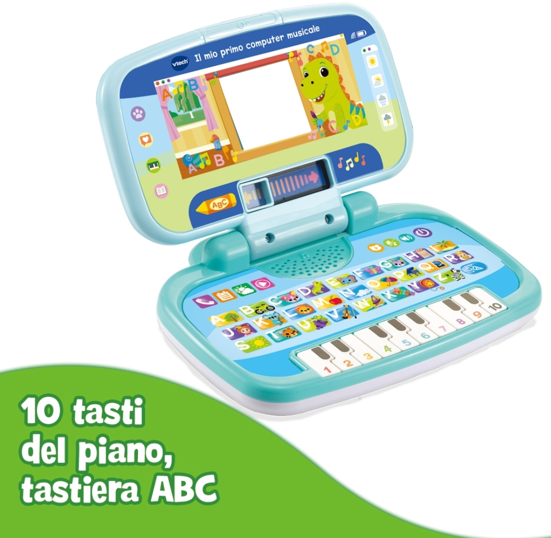 IL MIO PRIMO COMPUTER MUSICALE-VTECH 6 IL MIO PRIMO COMPUTER MUSICALE-VTECH - immagine 6