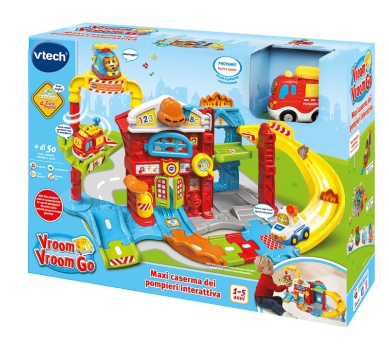 VROOM VROOM GO-MAXI CASERMA DEI POMPIERI INTERATTIVA — foto 1