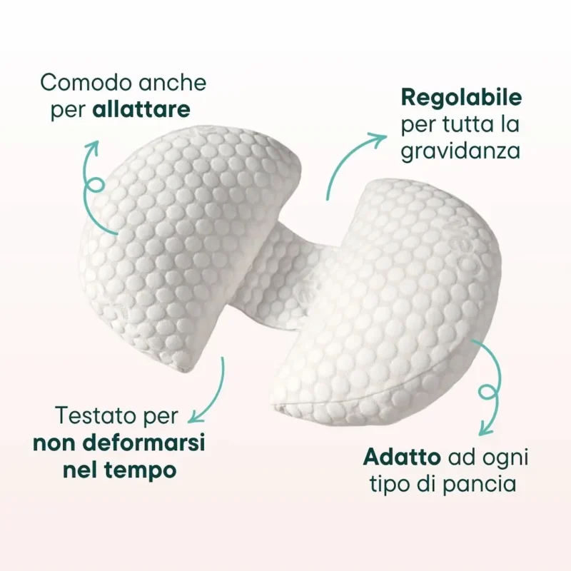 Veo - Cuscino maternità | Supporto ergonomico per pancia, schiena e gambe (3 in 1) — foto 7