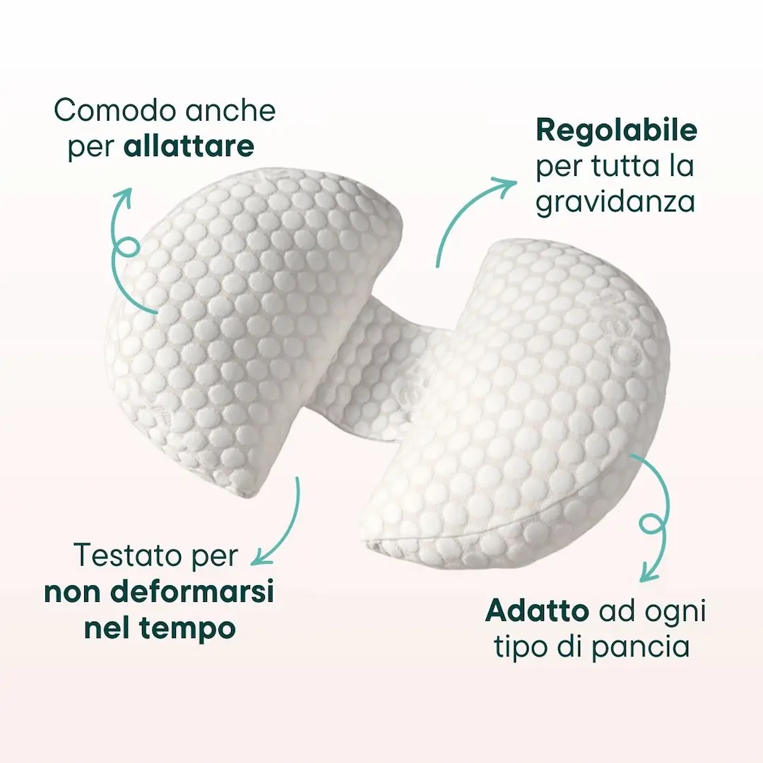 Veo - Cuscino maternità | Supporto ergonomico per pancia, schiena e gambe (3 in 1) - immagine 7