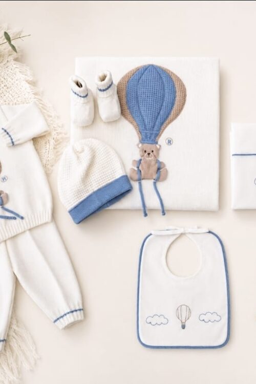 Coordinato Marlù IS5580 in Lana Vaniglia/Cielo Polvere