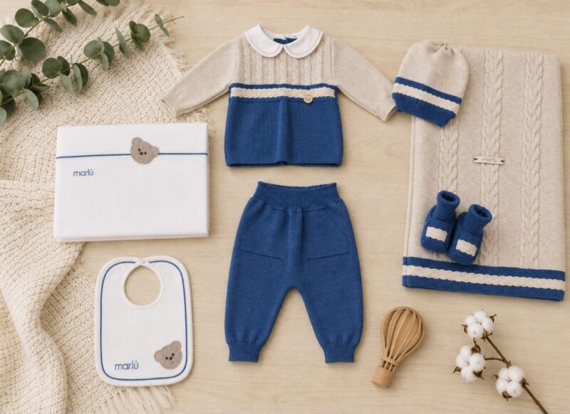 Coordinato Marlù IS5680 in Lana Vaniglia/laguna — foto 1